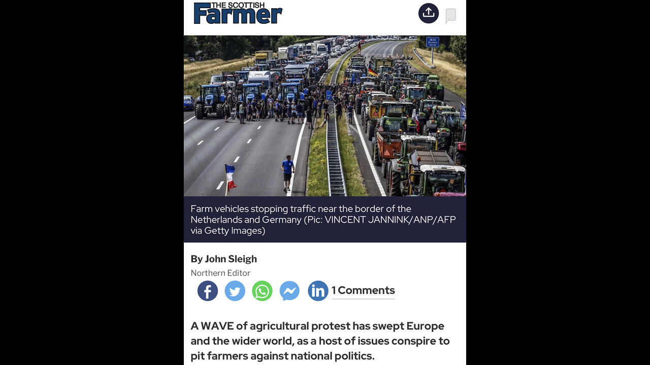 #DutchFarmers #NoFarmsNoFood