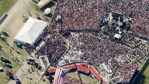 Take a look from Trump Force One—flying over Butler, Pennsylvania. Let’s do this!