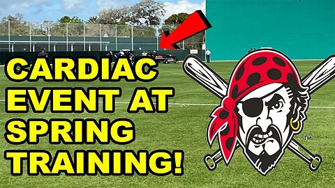 Man COLLAPSES from CARDIAC EVENT at Pittsburgh Pirates Camp while shagging fly balls! CPR performed!
