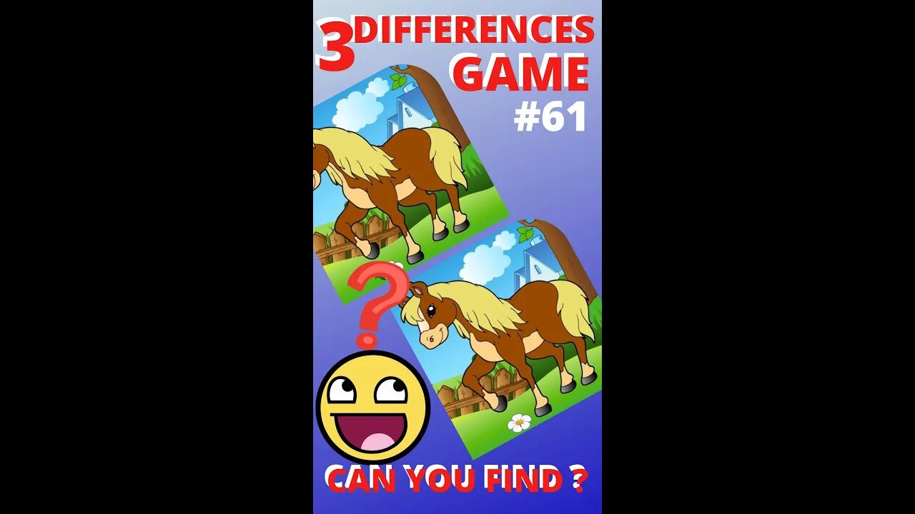 3 DIFFERENCES GAME | #61