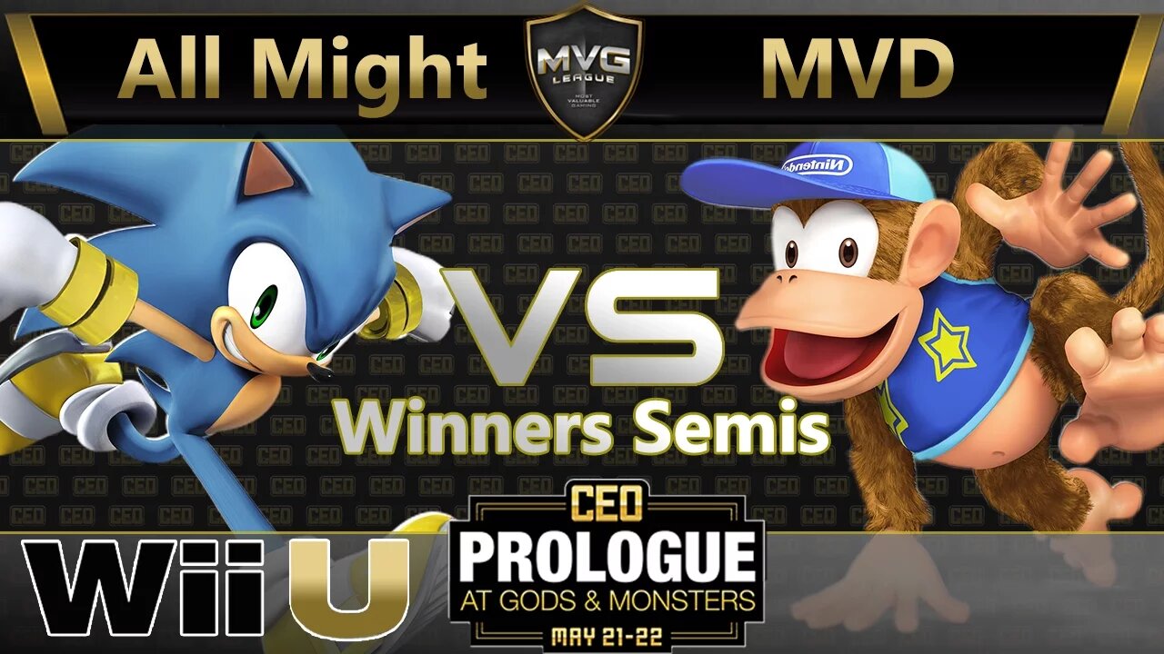 All Might (Sonic) vs. PG|MVD (Diddy & Cloud) - Winners Semis - CEO Prologue