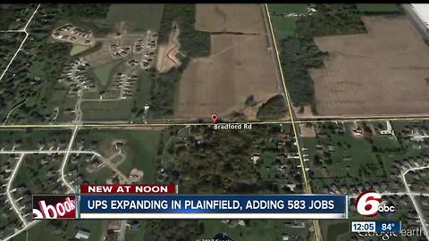 UPS announces Plainfield expansion, adding 578 jobs