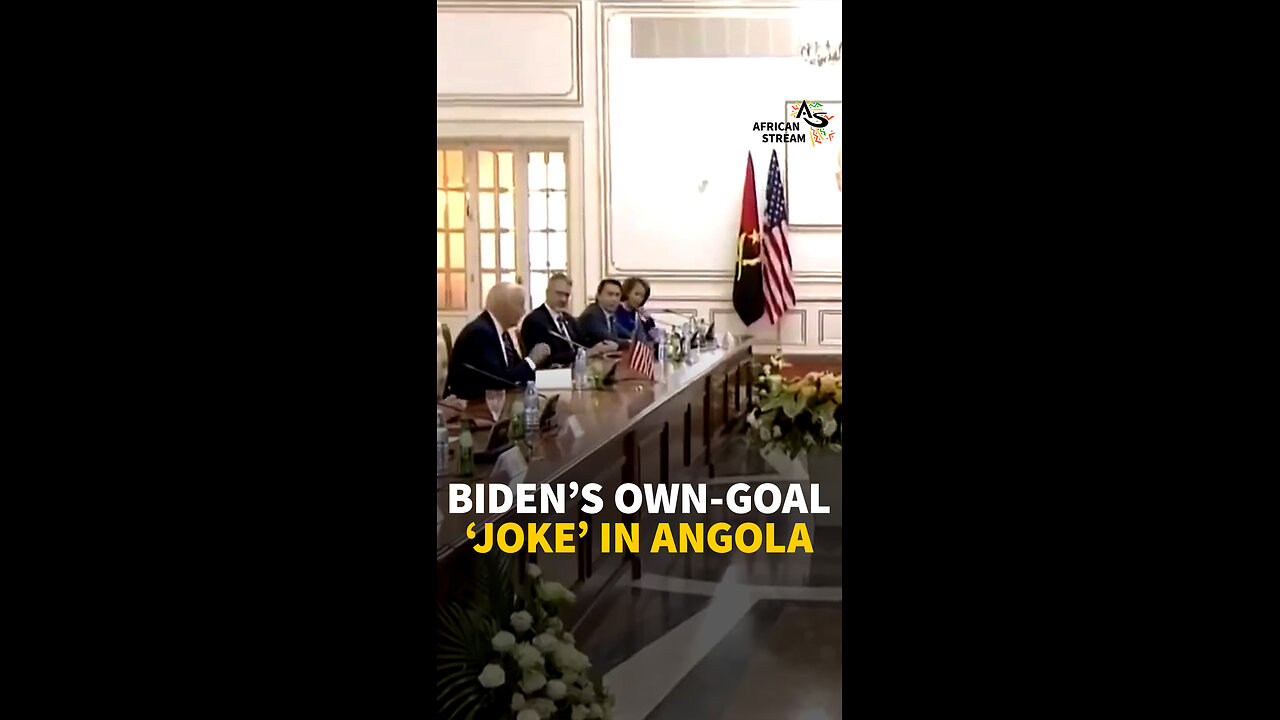 BIDEN’S OWN-GOAL ‘JOKE’ IN ANGOLA