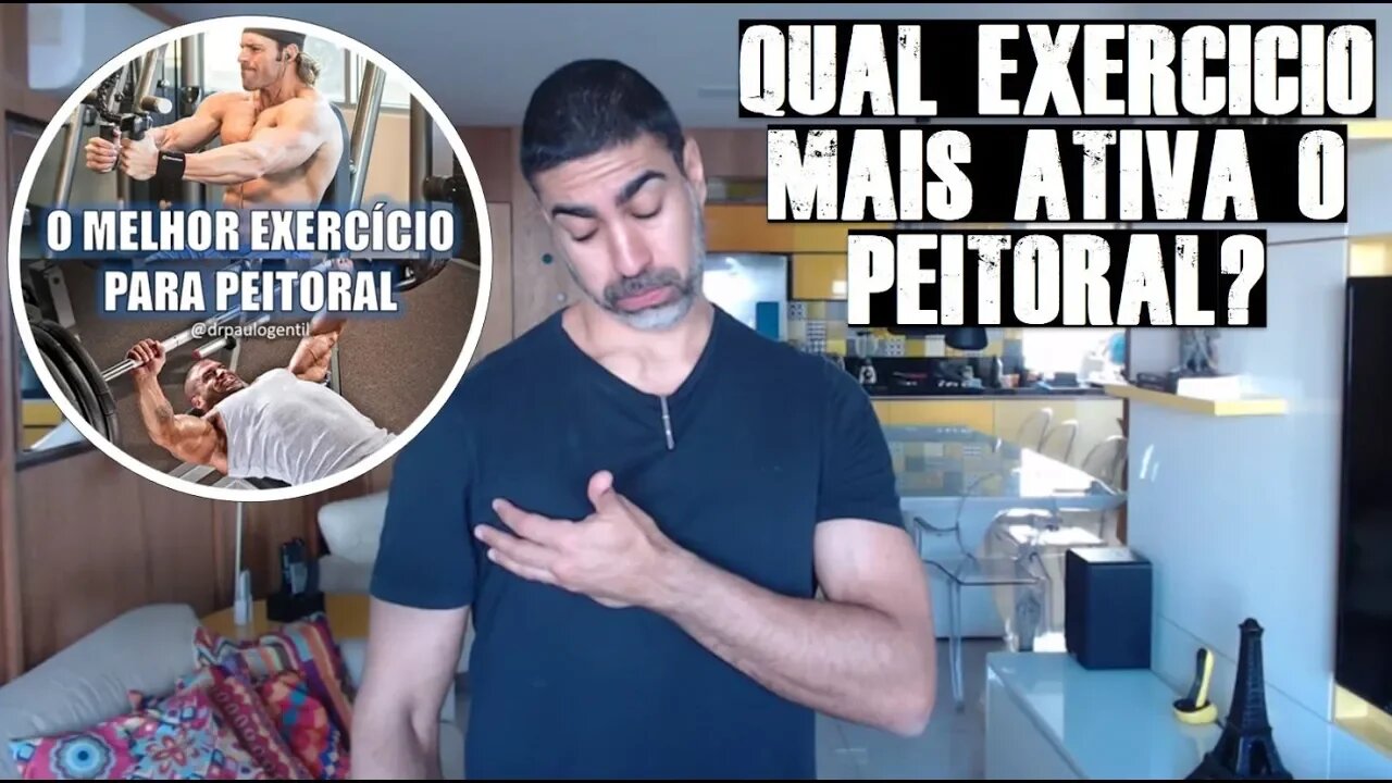 Qual melhor exercício para ativar o peitoral?