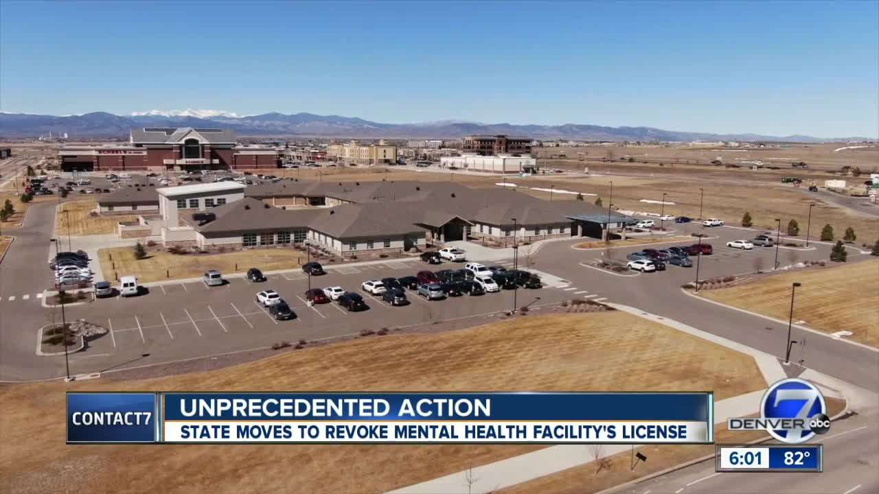 Colorado moves to revoke license of Clear View mental health facility after repeated investigations