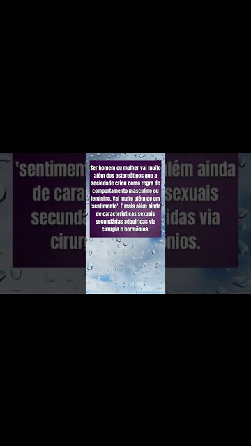Ser homem ou mulher vai além de sentimentos e estereótipos...