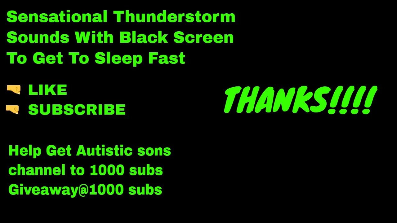 Rain Sounds for Sleeping With Black Screen #rainsounds #blackscreen