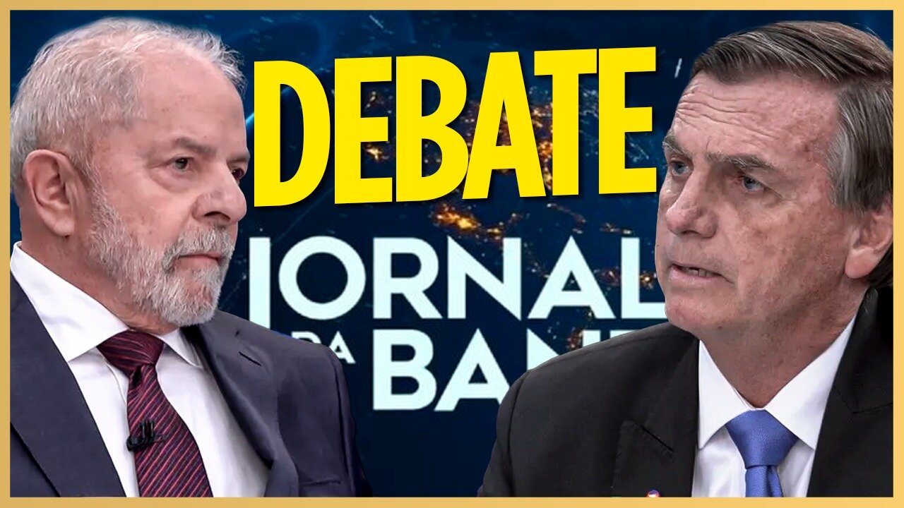 LULA X BOLSONARO NO DEBATE | REACT AO VIVO