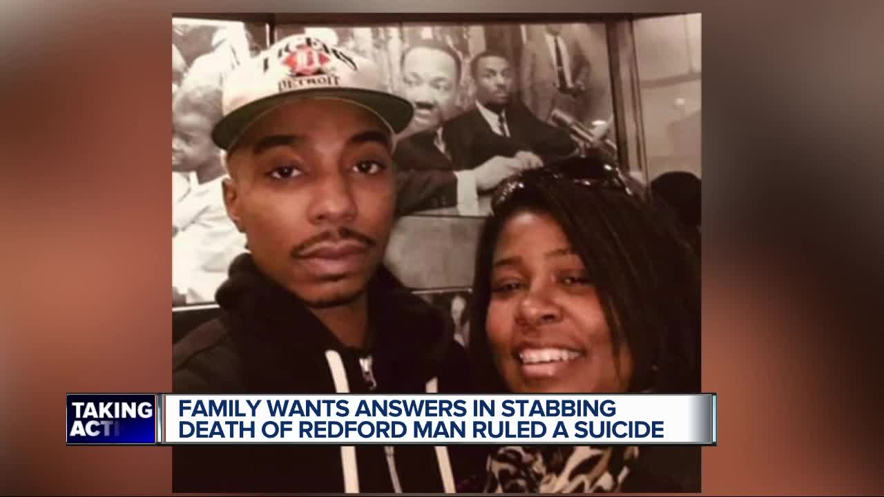 Family wants answers in stabbing death of Redford man ruled a suicide