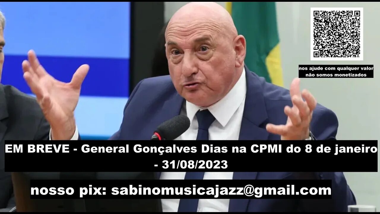 #AO VIVO Gonçalves Dias na CPMI do 8 de janeiro - 31/08/2023 #aovivo