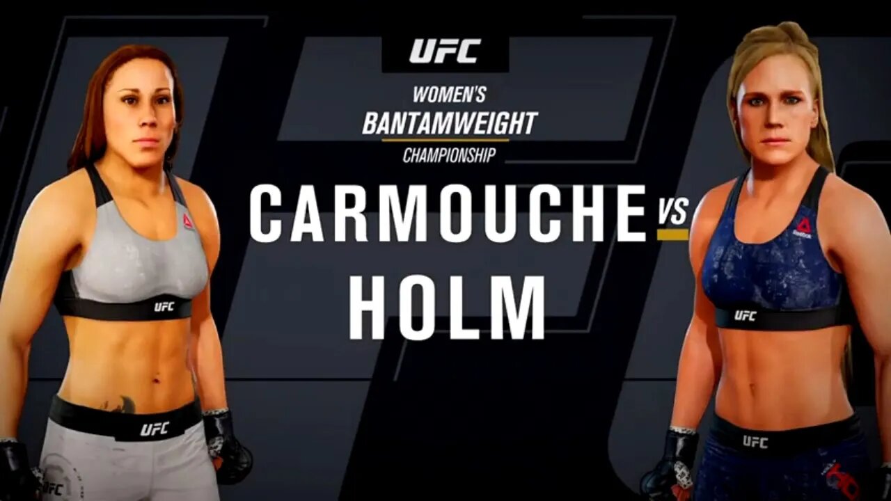 EA Sports UFC 3 Gameplay Holly Holm vs Liz Carmouche