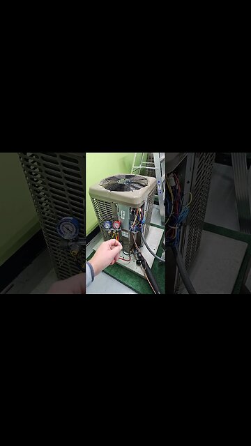 How do you hook your gauges to a heat pump? #heatpump