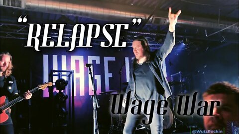 WAGE WAR- Intro/ RELAPSE Live @ Paper Tiger in San Antonio, Texas