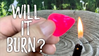 Do Guitar Picks Work As Fire Starters?