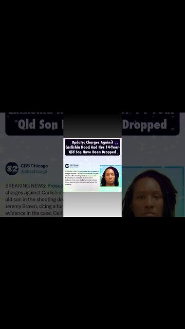 Updates on the Chicago mother and son ! All charges have been dropped ! #trending