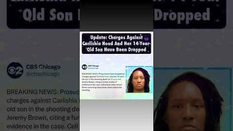 Updates on the Chicago mother and son ! All charges have been dropped ! #trending