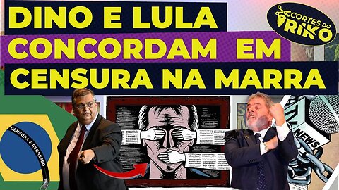 LULA E DINO CONCORDAM EM REGULAR A MÍDIA NA MARRA