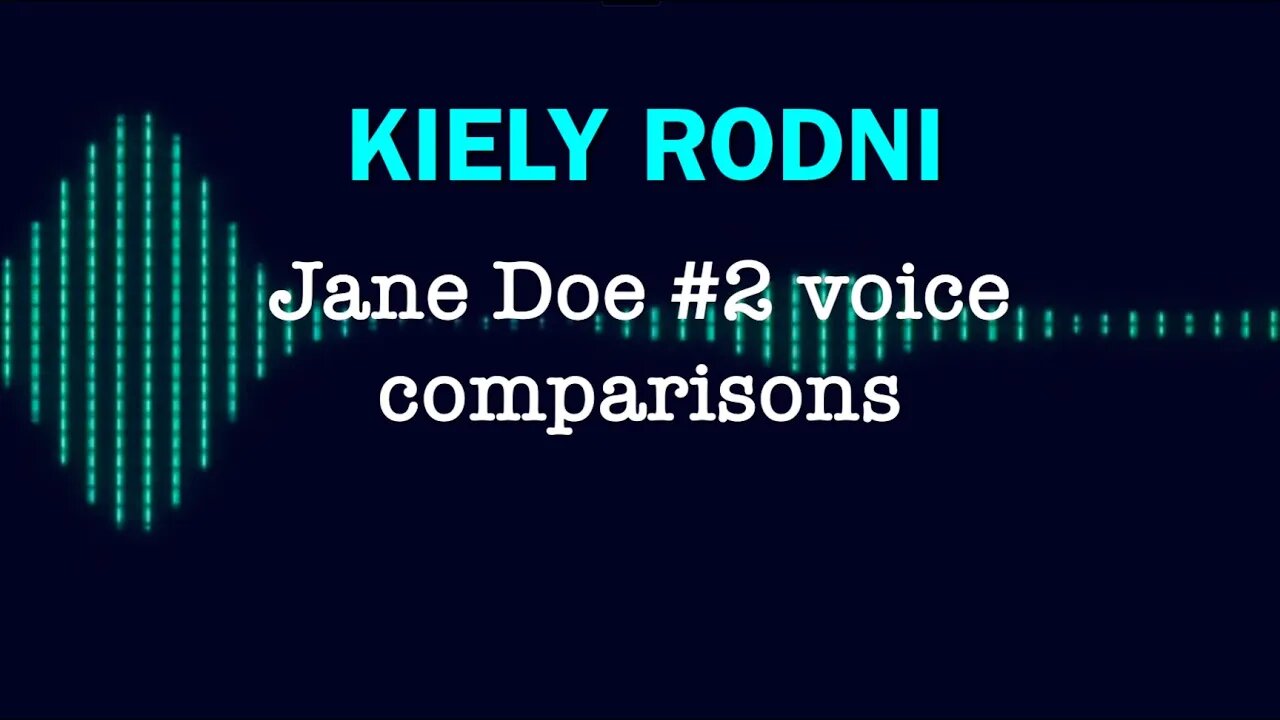 KIELY RODNI “Jane Doe” 2 voice comparisons #kielyrodni #truecrime #documentary #whistledown