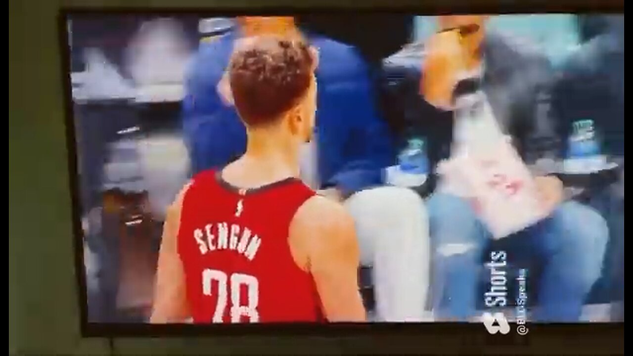 Alperen Şengün bullies man for a dunk #disrespectful #shorts