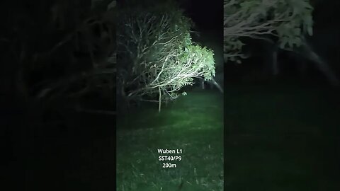 Wuben L1 short range beam shots!