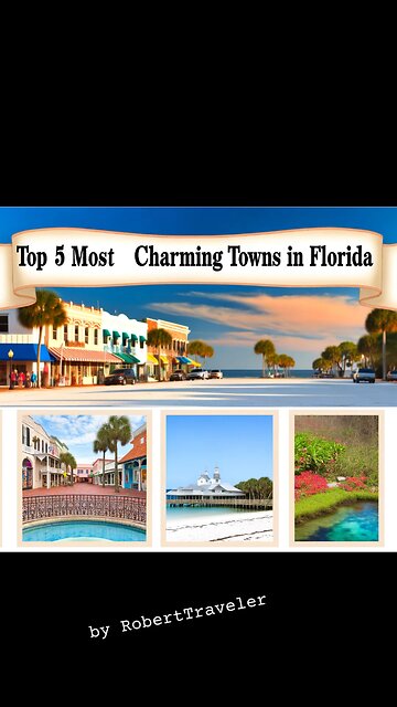 Top 5 most charming towns in Florida by RobertTraveler #florida #floridalife #robertTraveler