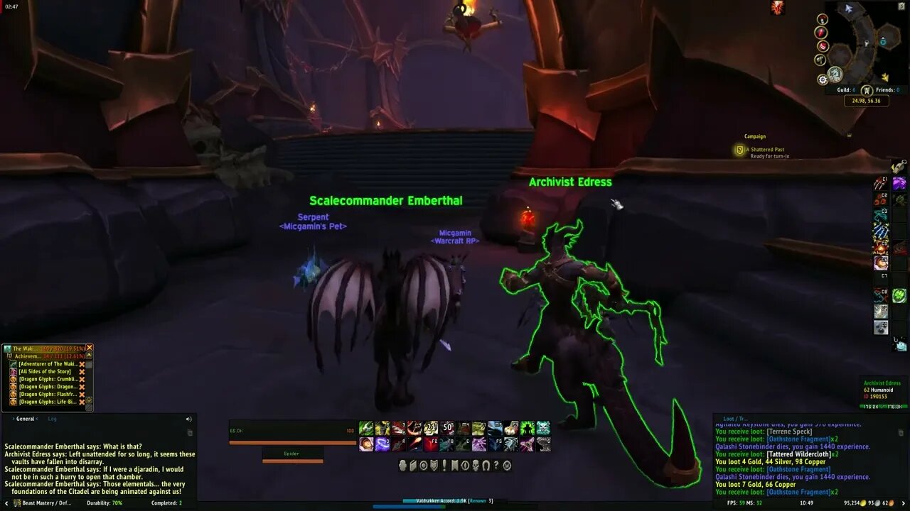 World of Warcraft Dragonflight A Shattered Past