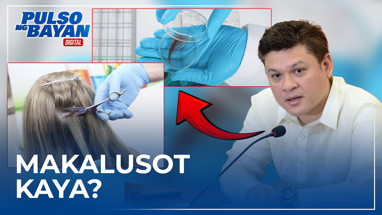 Panukalang hair follicle drug test sa appointed officials kada 6 na buwan suportado ni Sen. Bato