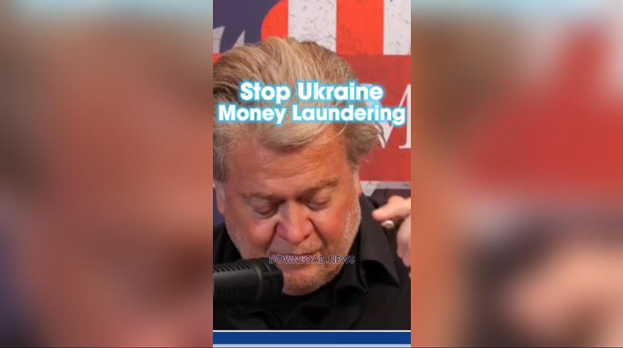 Steve Bannon: The Scumbag Globalist Senate Plans To Launder Even More Money To Ukraine Following Thanksgiving - 11/17/23