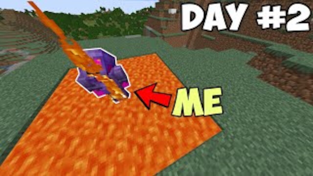 Minecraft 2021 - "How Long Can You Survive in Lava"