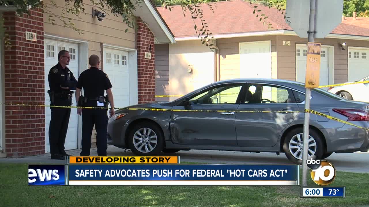 Push to get Hot Cars Act passed to protect children