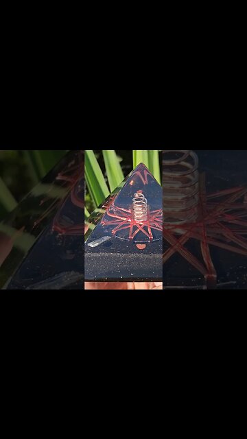 VORTEX Coil Giza Orgonite Pyramid⚛️🕉☯️