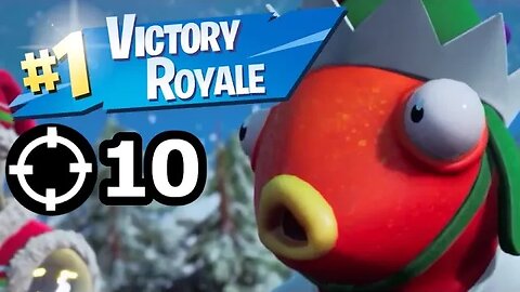 A 10 Elimination Fortnite Christmas Win!