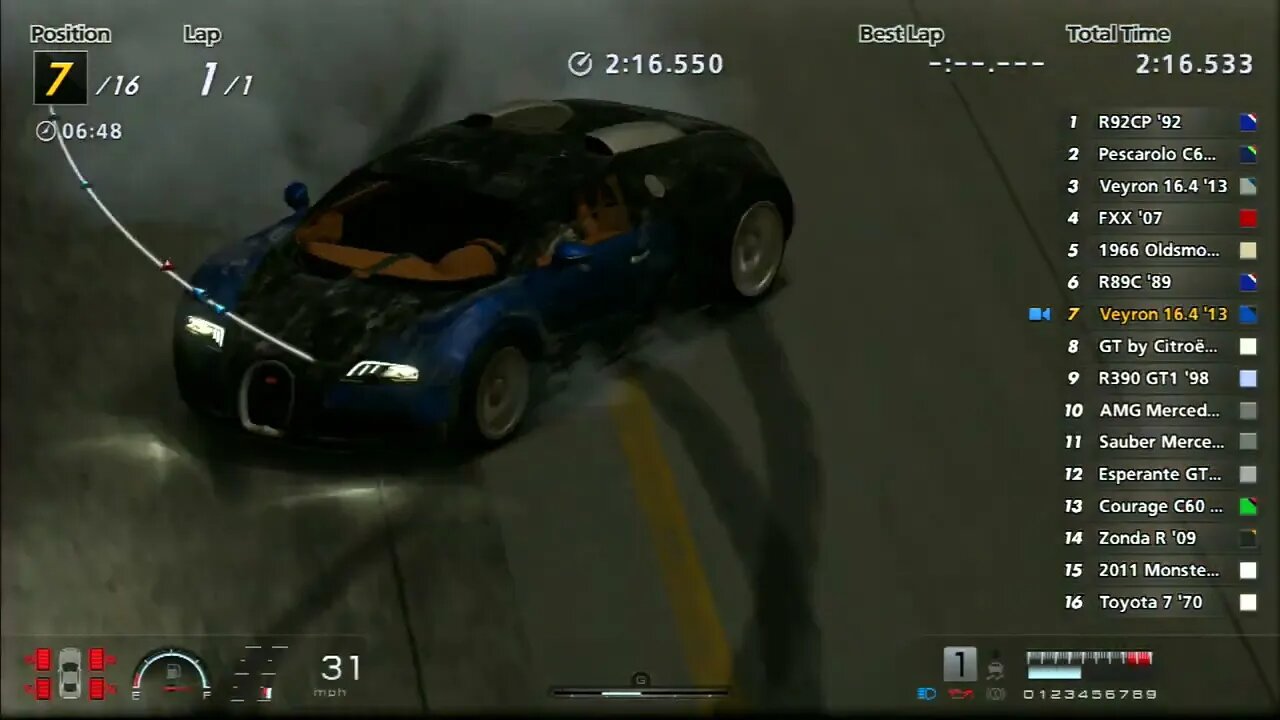 Gran Turismo 6 Like the Wind! Crashes, Fails, Spins, and Collisions with the Bugatti Veyron Part 161