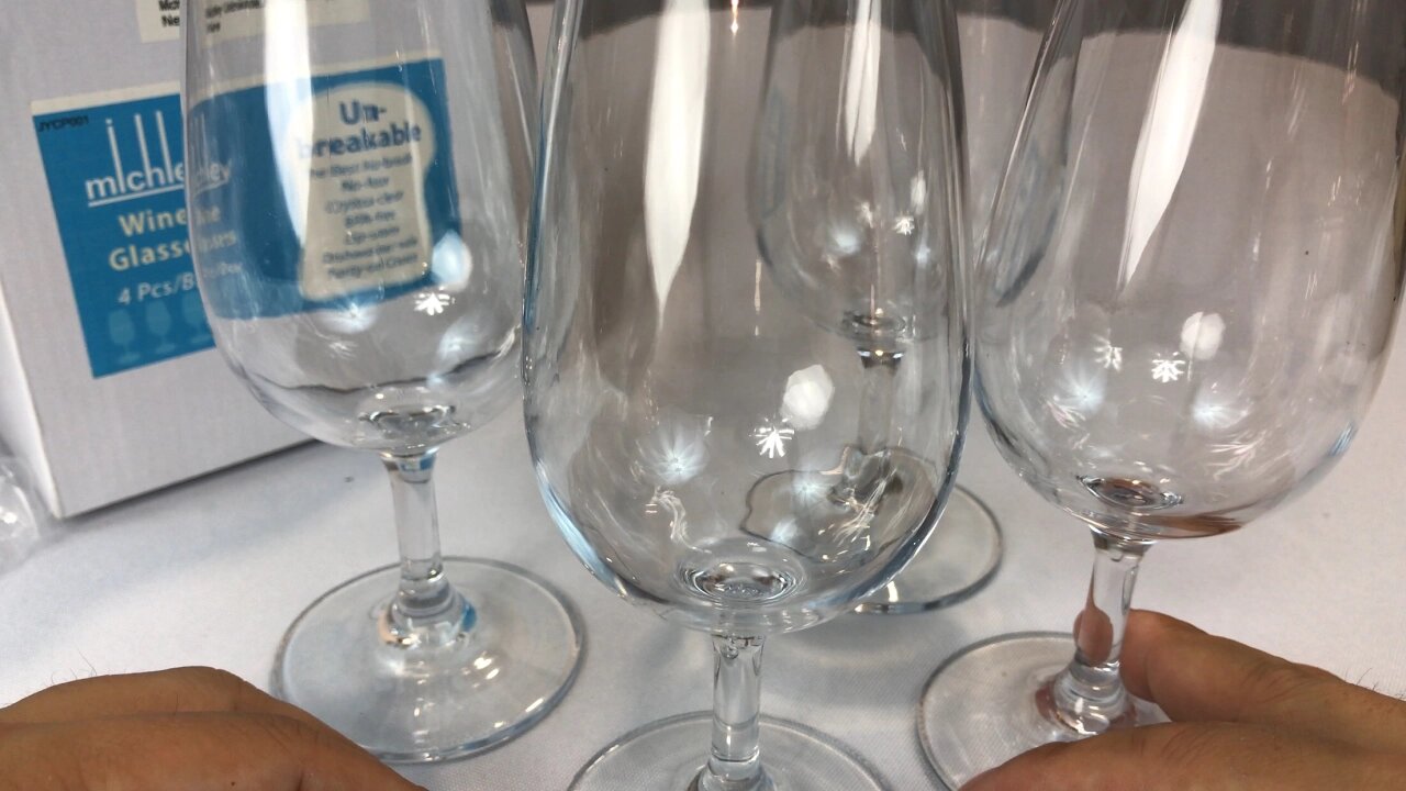 MICHLEY Unbreakable Shatterproof Plastic Wine Glasses review