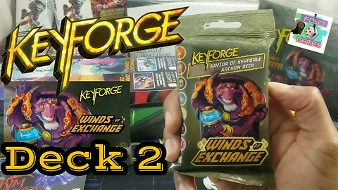 KeyForge | Winds of Exchange | Deck 2 | SAVIOR OF KEYFORGE golden glow deck