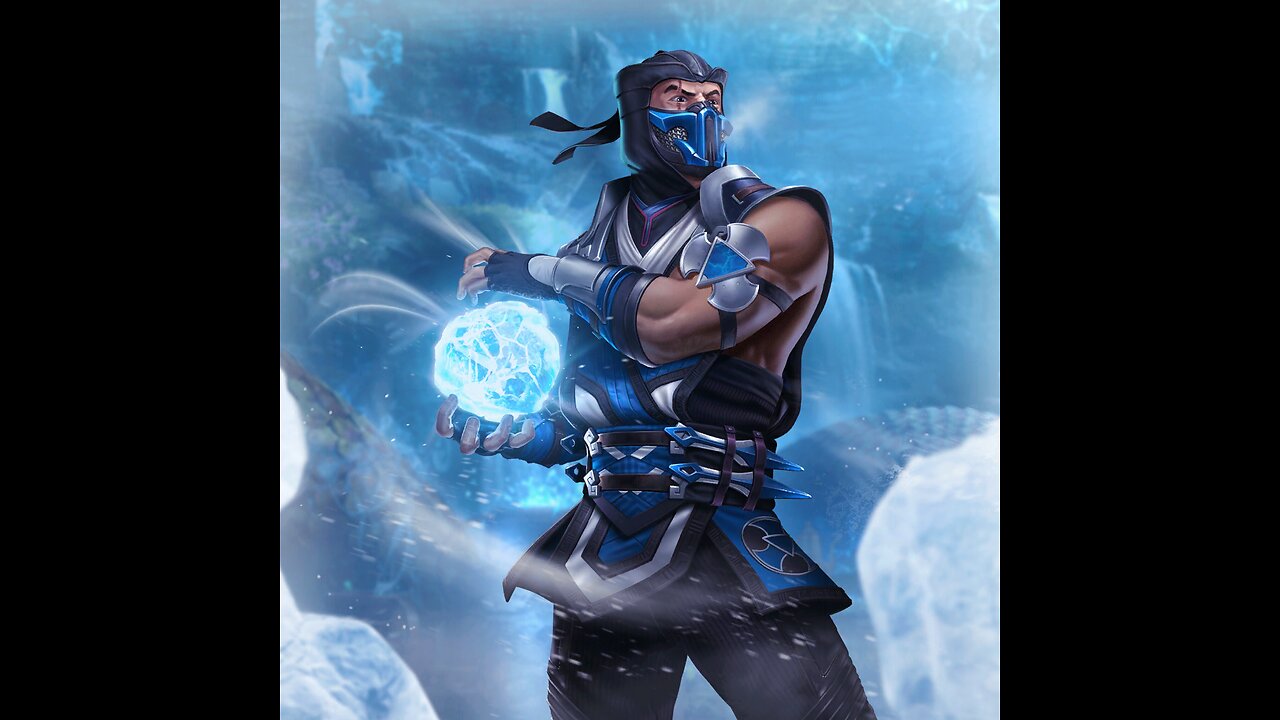 Subzero gets ready a freeze ball🔵⚪❕❕❕❕