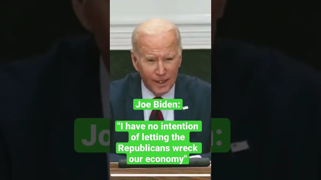 Biden is doing a good job on his own
