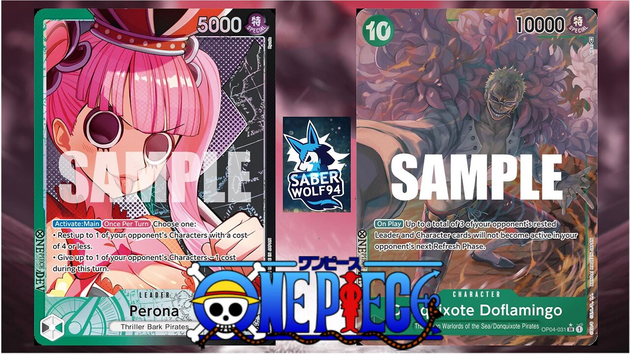 One Piece TCG Green Black Perona Deck!!