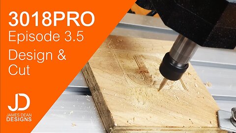 3018 PRO - Designing and cutting