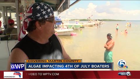 Algae affecting 4th of July boaters