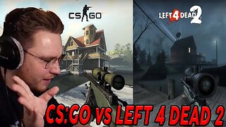 ohnePixel reacts to CS:GO vs Left 4 Dead 2