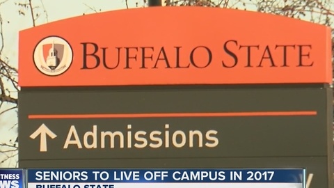 Buffalo State seniors forced to live off campus