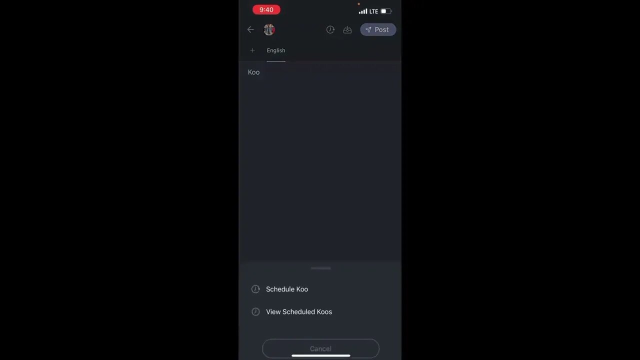 How To Schedule The Post In Koo App (2023)