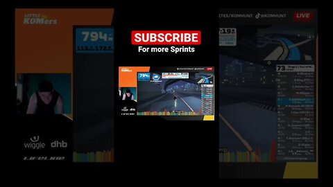 FASTED SPRINT on ZWIFT