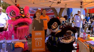 Lion Dance Blessing One Nation Pauline Hanson Chinese New Year Perth Australia