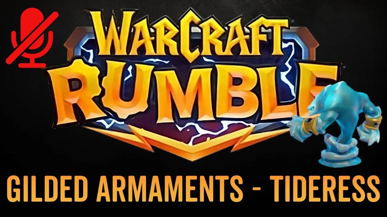 WarCraft Rumble - No Commentary Gameplay - Gilded Armaments - Tideress