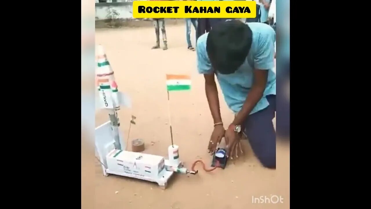 Rocket ne kya kiya... #sciencefacts #funnyvideo #school