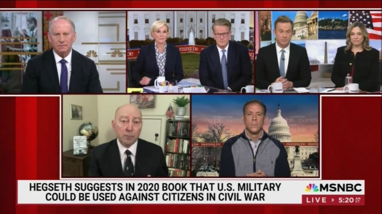 Morning Joe: 'Retrograde' Hegseth Would Take Military Back To Crusades