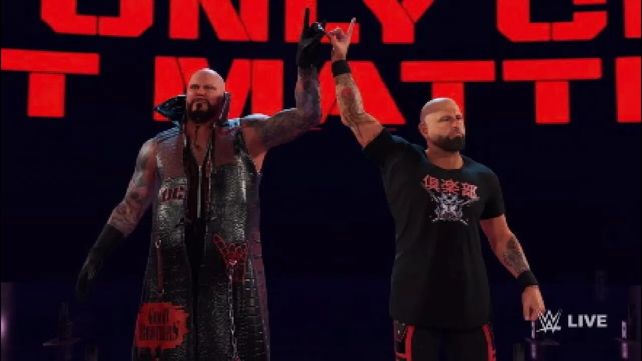 WWE2K23 The Good Brothers Pretty Sweet DLC Pack Entrance