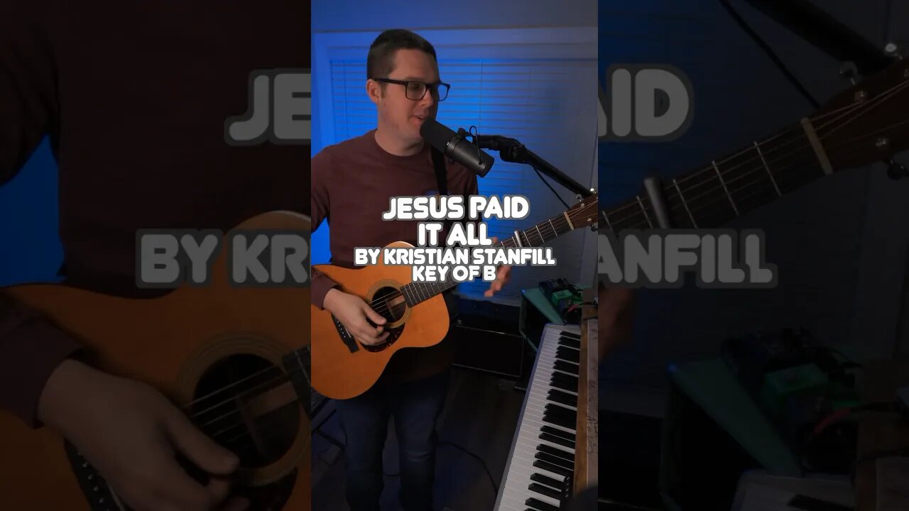 How to Play Jesus Paid It All by Kristian Stanfill on the Guitar #christian #worshiptutorials